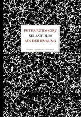 PETER RUHMKORF - Selbst III / 88 - Aus der Fassung [oplage 1000 genummerde en gesigneerde exemplaren]