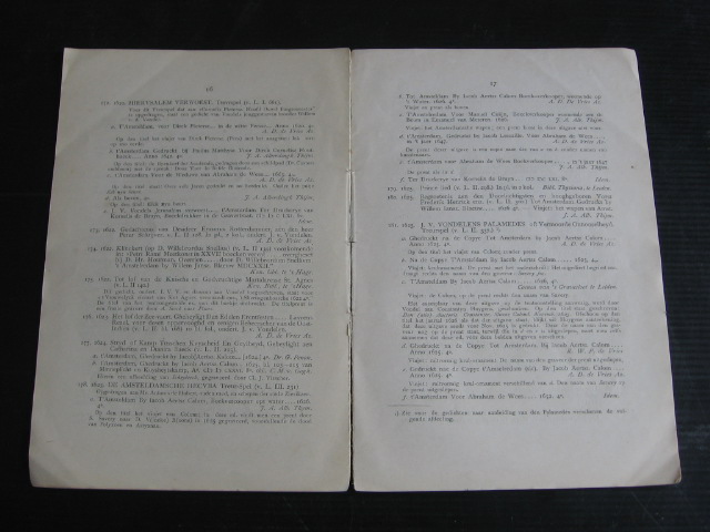  - Catalogus der Vondel tentoonstelling, februari 1879 in Arti et Amicitiae