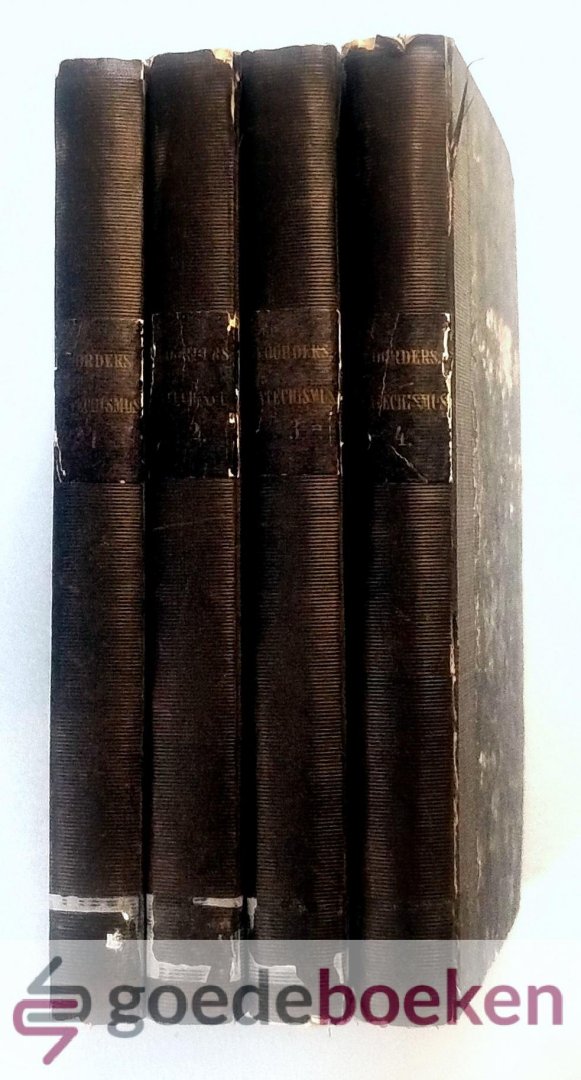 Koorders, S.H. - Het leerstelsel der Hervormde Kerk naar den Heidelbergschen Catechismus, set 4 delen compleet