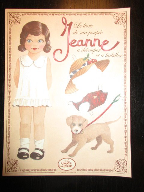 Comptoir de Famille. Les émotions retrouvées - Le livre de ma poupée Jeanne. à découper et à habiller