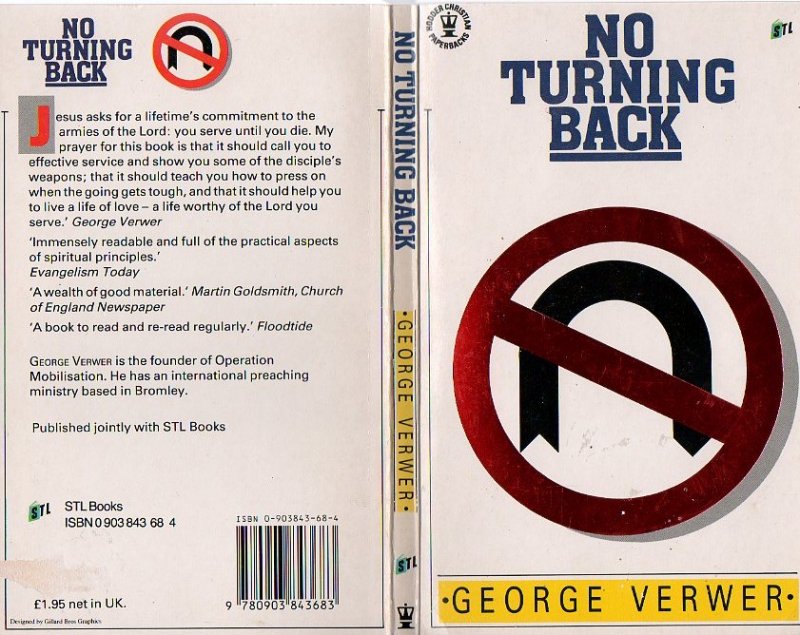 Verwer, George - No Turning Back / The Path of Christian Discipleship