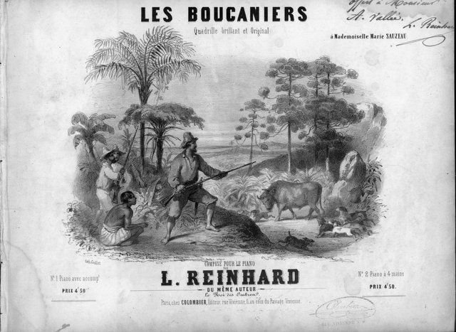 Reinhard, J.: - Les Boucaniers. Quadrille brillant et original. Pour le piano