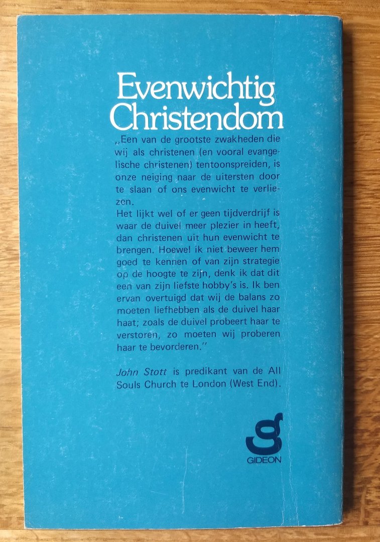 Stott - EVENWICHTIG CHRISTENDOM
