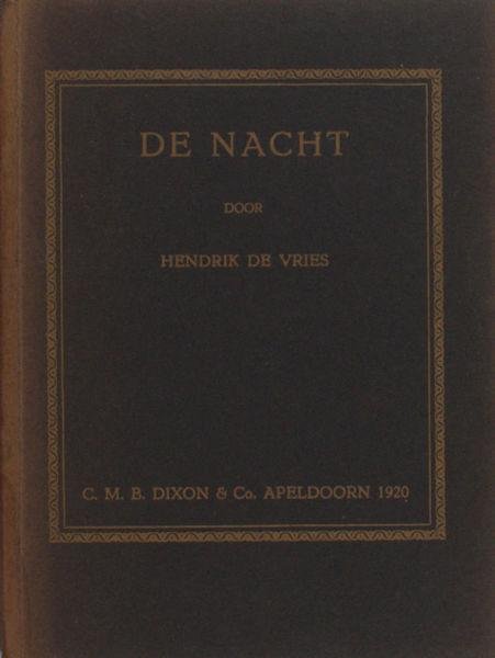 Vries, Hendrik de. - De nacht.