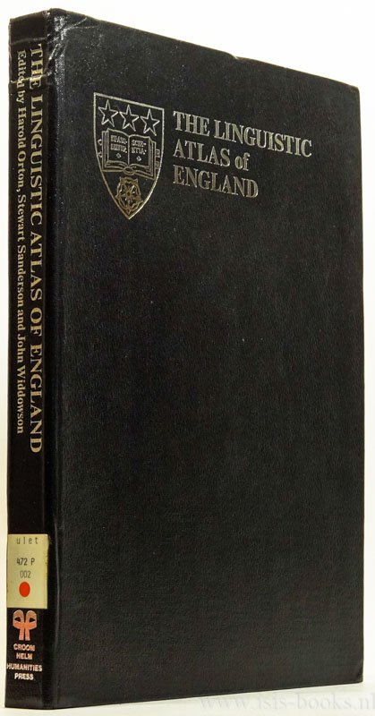 ORTON, H., SANDERSON, S., WIDDOWSON, J., (ED.) - The linguistic atlas of England.