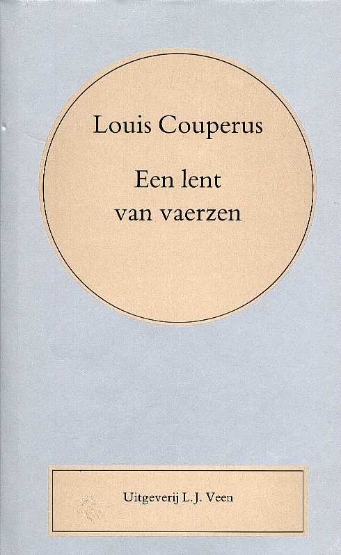 Couperus, Louis - Een lent van vaerzen