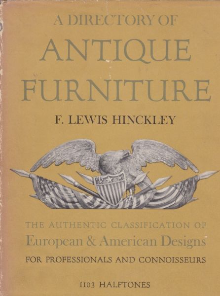 Hinckley,F.L. - A directory op antique furniture