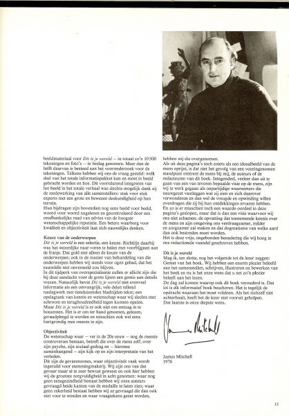 Mitchell, James met heel veel foto`s en illustraties - Dit is je wereld .. Deel 1