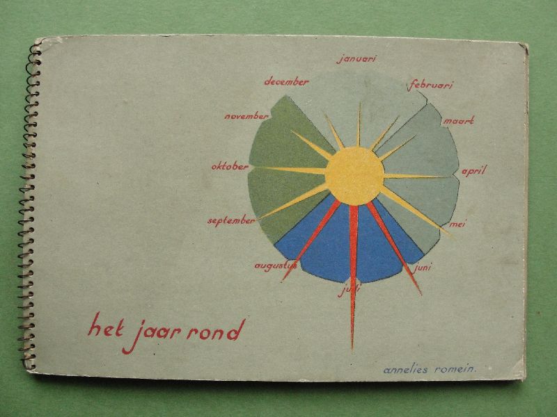 Romein, Annelies (tekst: Annie Romein-Verschoor) - Het Jaar Rond, een getekende kalender