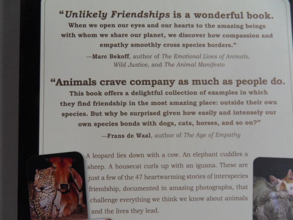 Holland, Jennifer S. - Unlikely Friendships. - 47 Remarkable Stories from the Animal Kingdom.