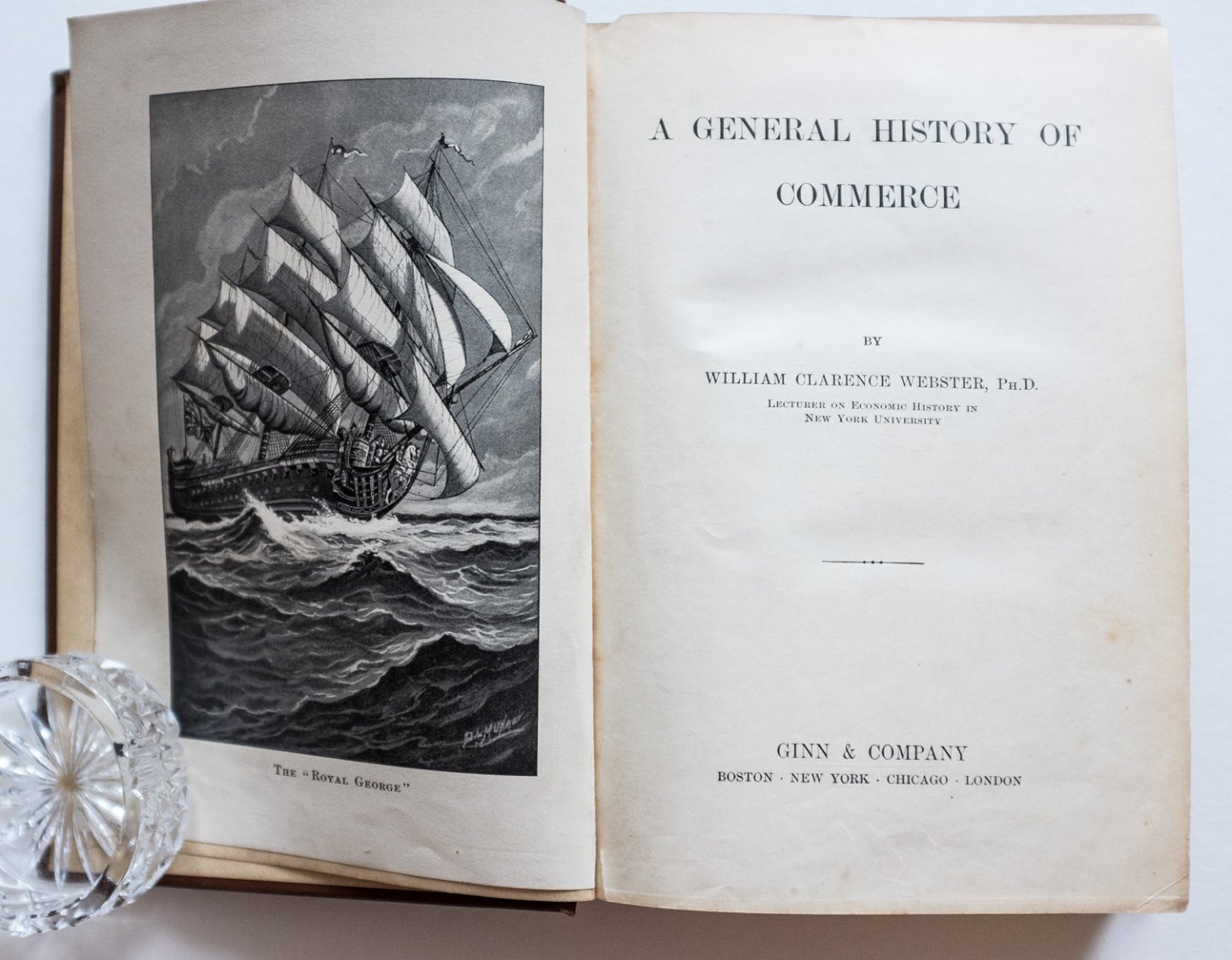 Webster, William Clarence - general history of commerce