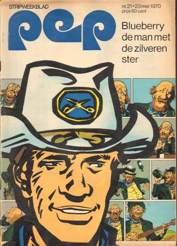 Diverse tekenaars - PEP 1970 nr. 21, stripweekblad, 23 mei 1970 met o.a. RINI WAGTMANS (2 p.), CUBY & THE BLIZZARDS (2 p.), WK VOETBAL 1970 (uithaler met elftalfoto's PERU, BULGARIJE, WEST-DUITSLAND, MAROKKO), KEES VAN KOOTEN EN WIM DE BIE (1,5 p. + 2p. in stripvorm)