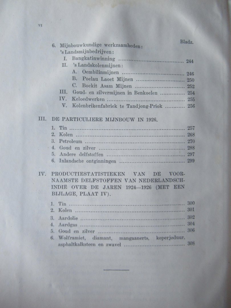  - Jaarboek van het mijnwezen in Nederlands Indie. Algemeen gedeelte