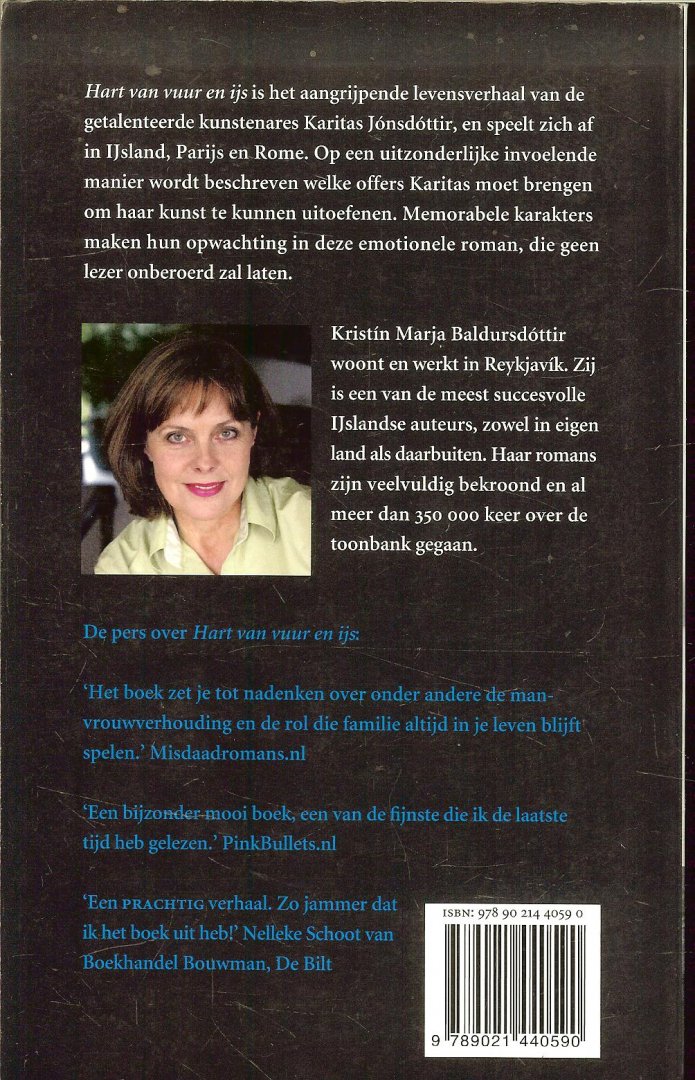 Baldursdóttir, Kristín Marja Vertaald uit het IJslands door Marcel Otten - Hart van Vuur en IJs
