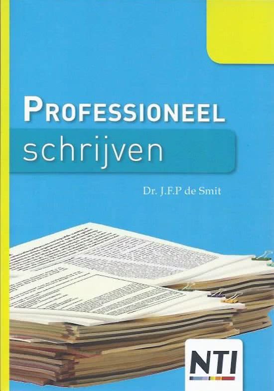 J.F.P. Smit - Professioneel schrijven