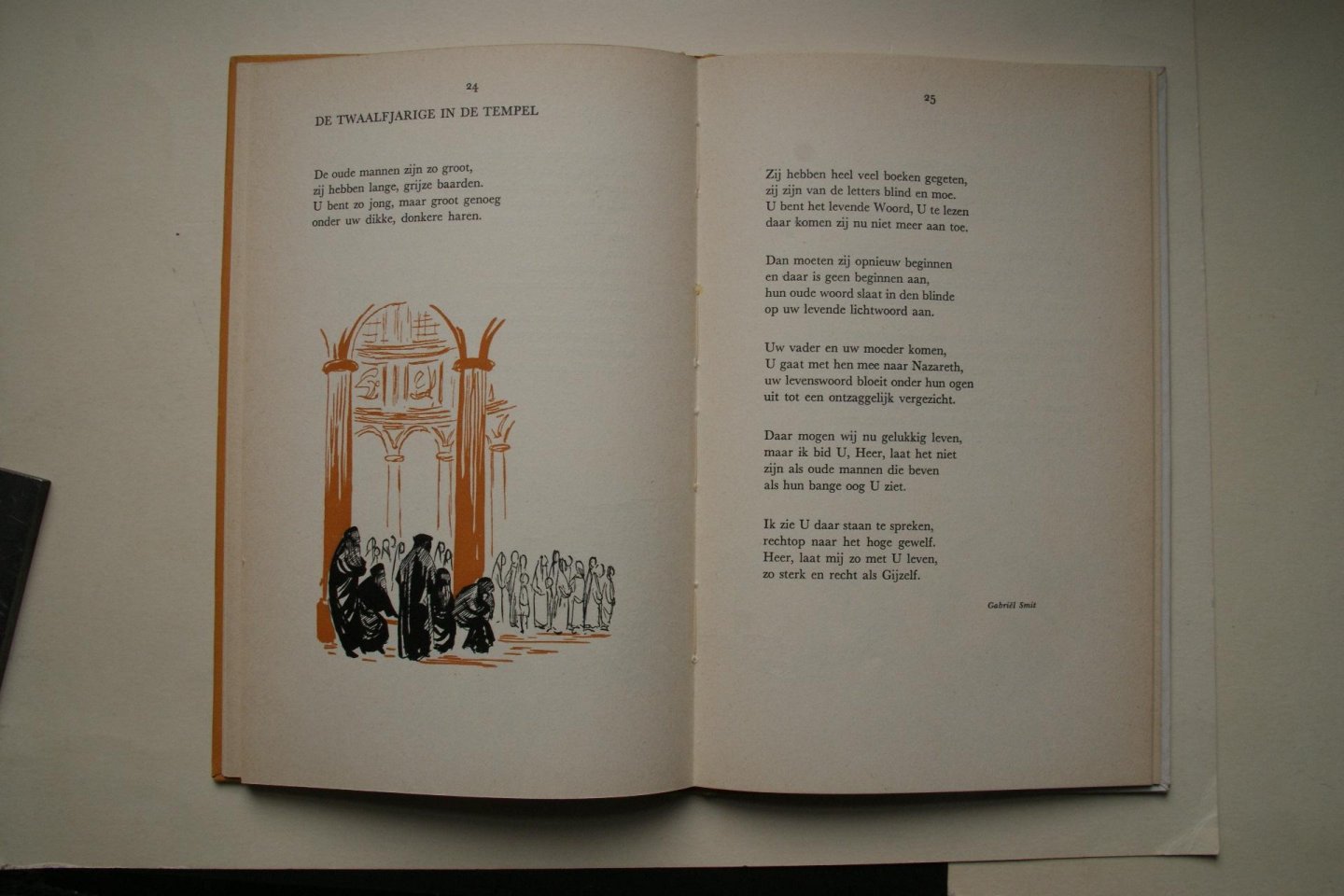 Graft, Guillaume van der - bloemlezing religieuze gedichten De Twaalfjarige In de Tempel