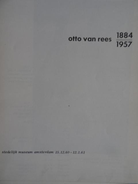 Engelman, J. - Otto van Rees. -  1884-1957