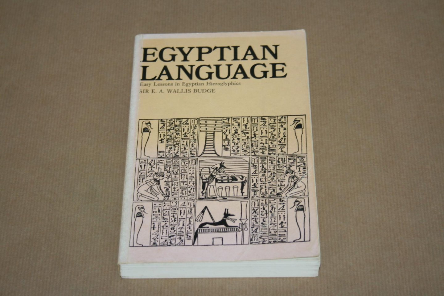 E.A. Wallis Budge - Egyptian Language  -- Easy lessons in Egyptian Hieroglyphs