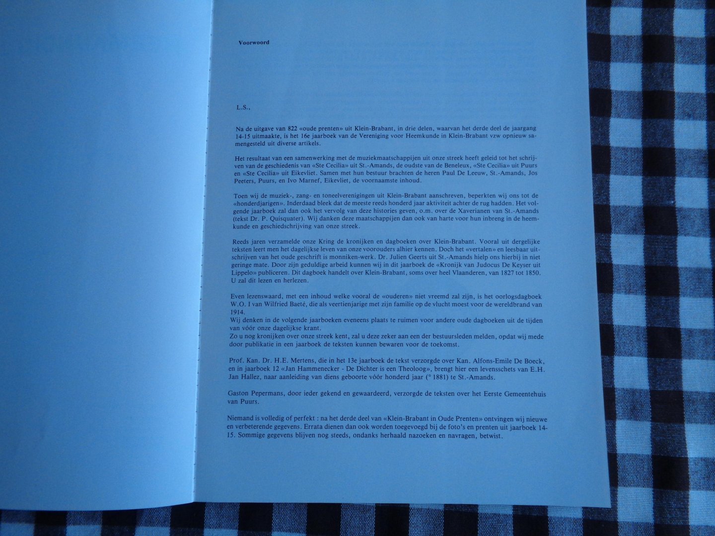 luk rochtus - jaarboek  vereniging voor heemkunde in klein-brabant