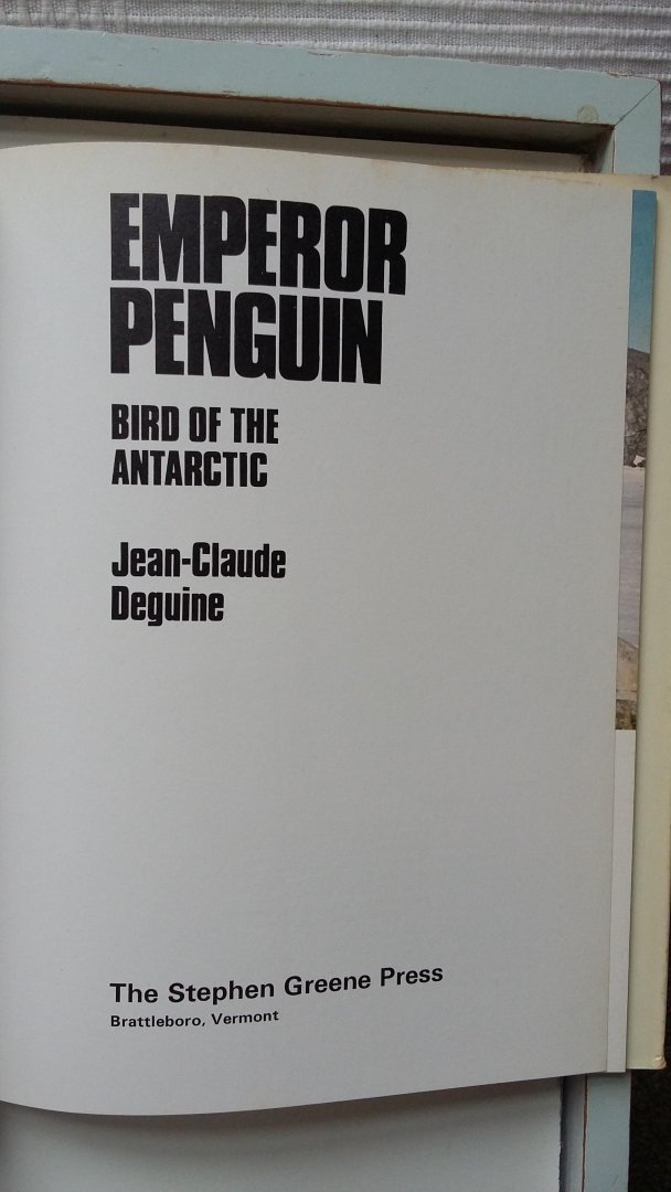 Deguine, Jean-Claude - Emperor Penguin