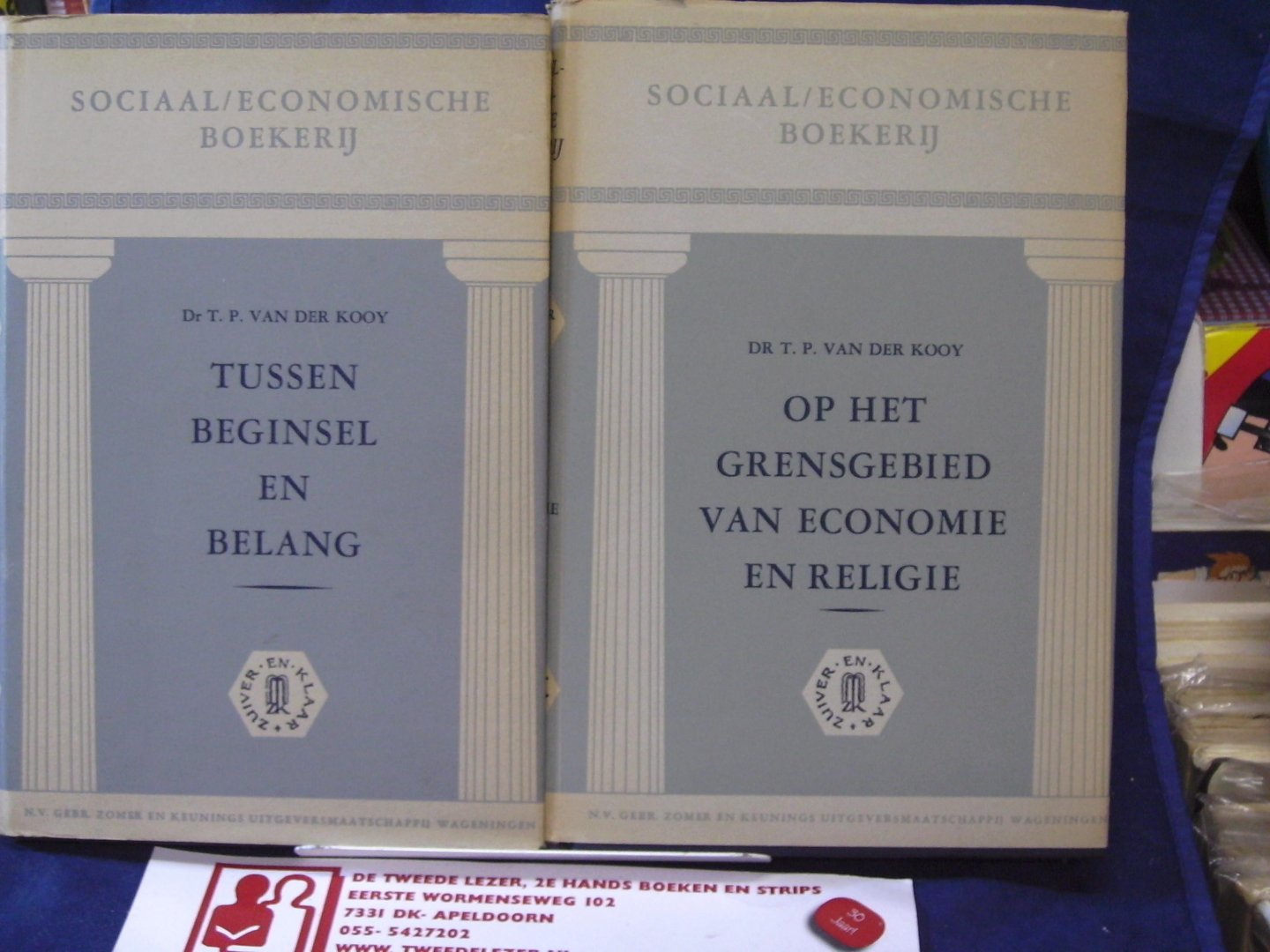 Kooy van der , Dr.T.P. - Op het grensgebied van economie en religie