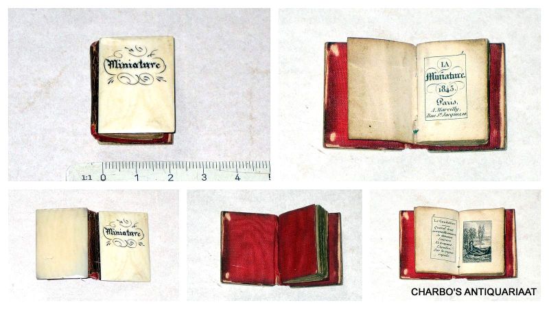 MINIATURE BOOK. - La miniature.