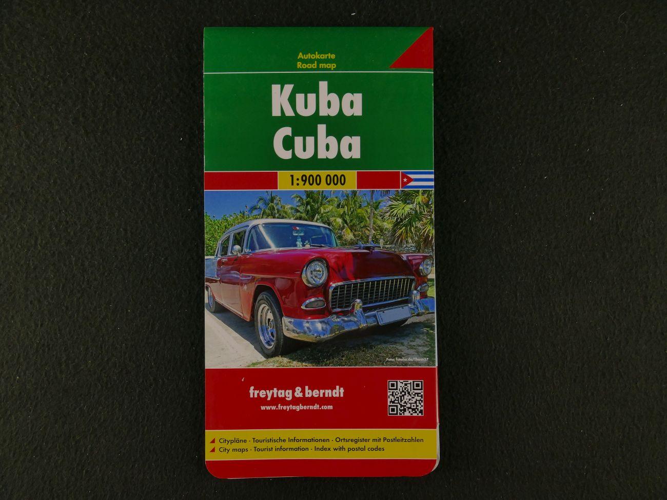diversen - Autokarte / Roadmap Kuba Cuba 2019 (2 foto's)