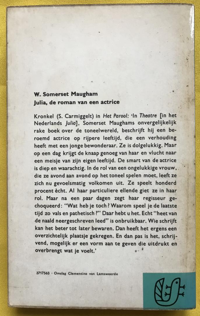 Somerset Maugham, William - Julia, de roman van een actrice / druk 4 (druk 1 heruitgave)