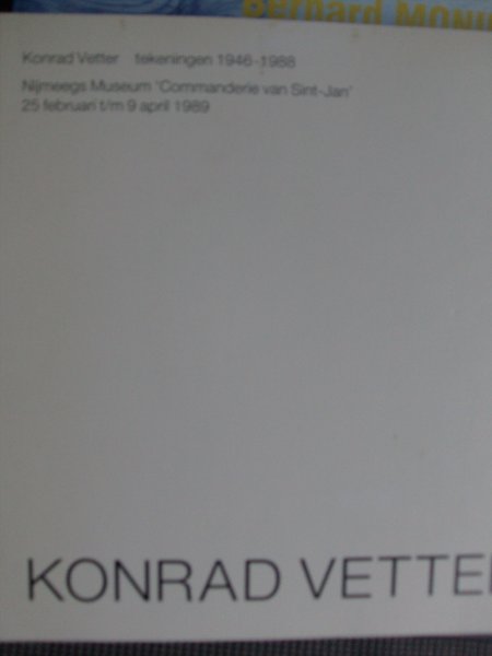 Grinten, Hans van der/ Max Huggler - Konrad Vetter.  .   - tekeningen  1946-1988