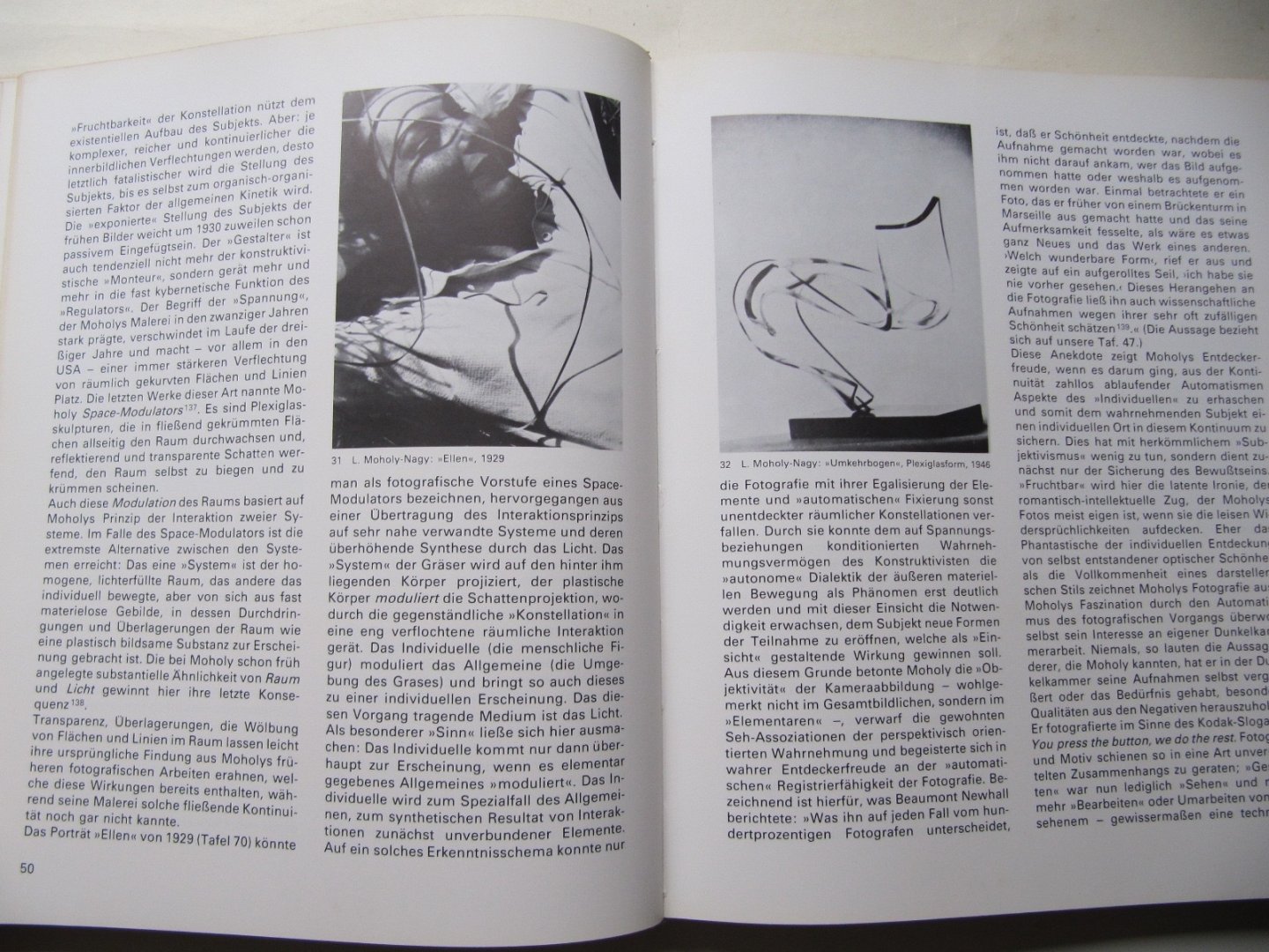 Andreas Haus - Moholy-Nagy, Fotos und Fotogramme