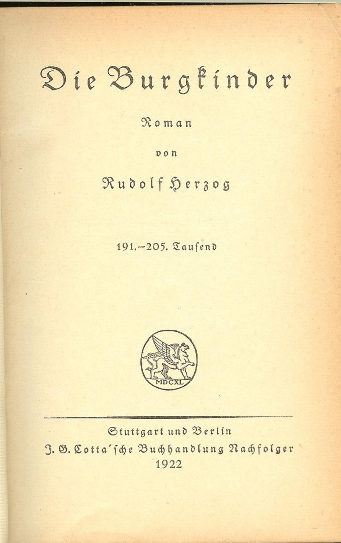 Herzog Rudolf 1869-1943 - Die Burgkinder .. 191 -180 Tausend