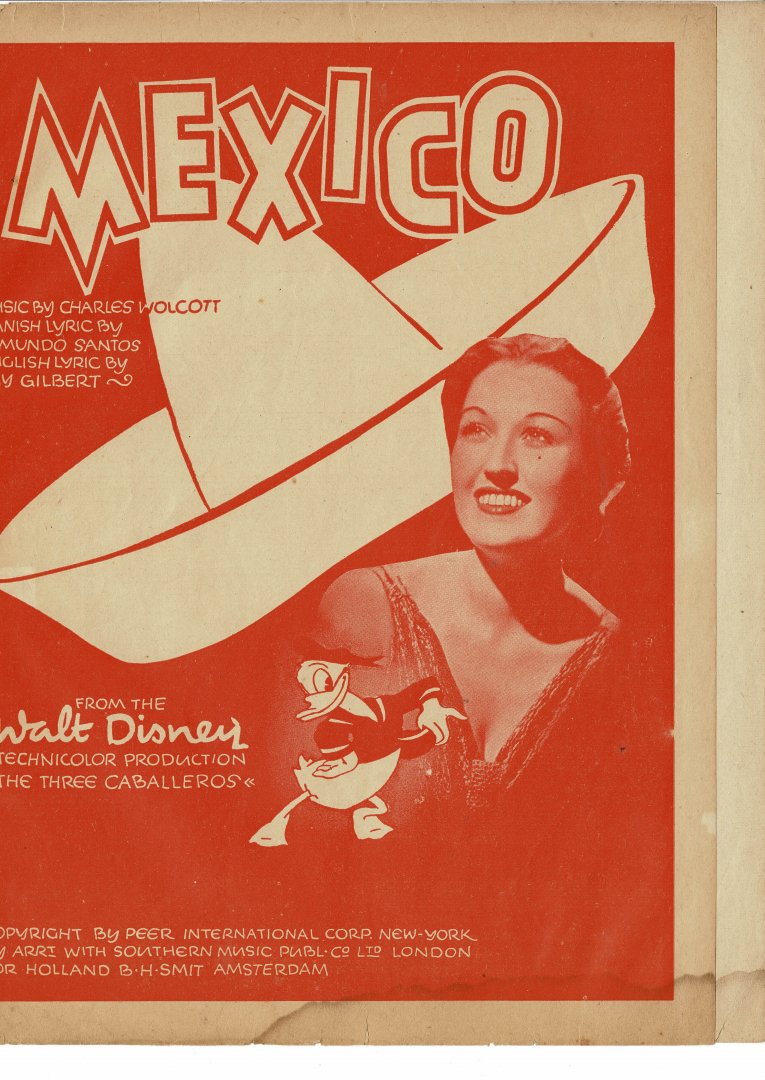 Disney,Walt - Mexico (uit de film the three caballeros)