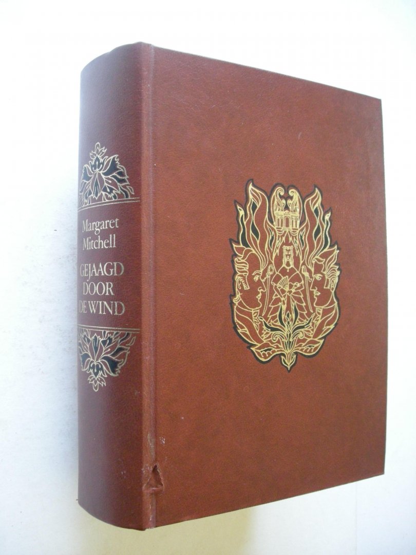 Mitchell, Margaret / Roldanus Jr., W.J.A. vert. / Doeve,E.  titelpag. - Gejaagd door de wind