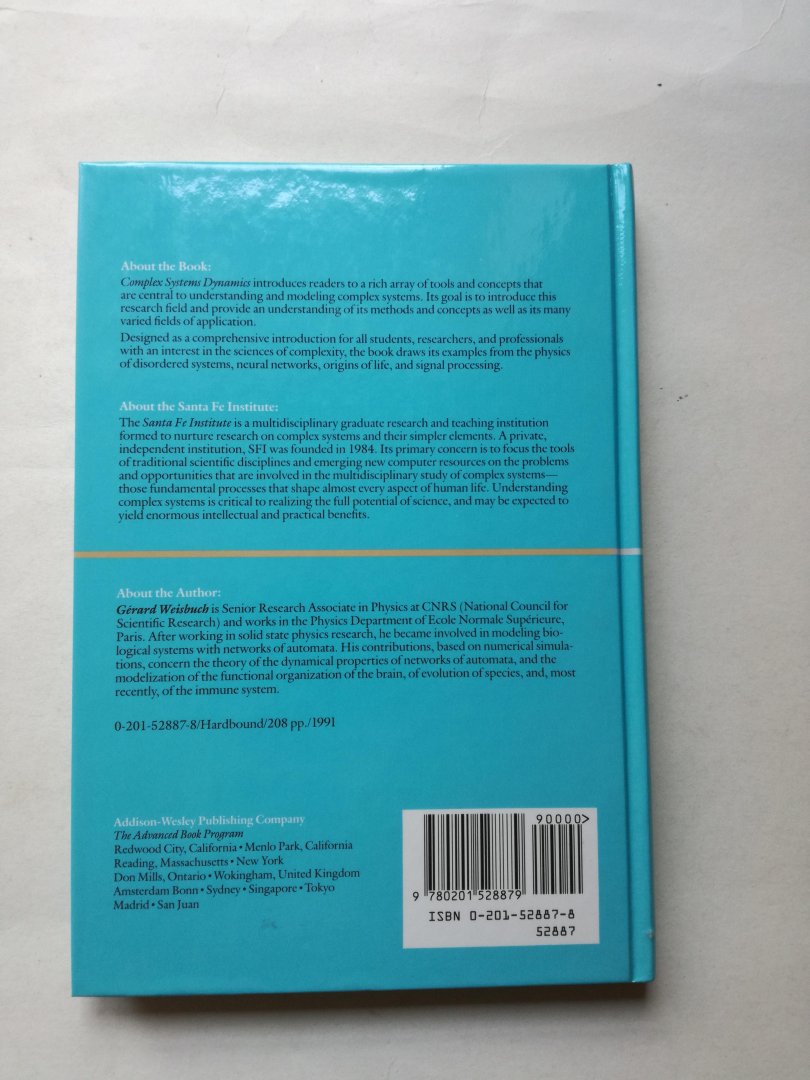 Gérard Weisbuch - Complex Systems Dynamics