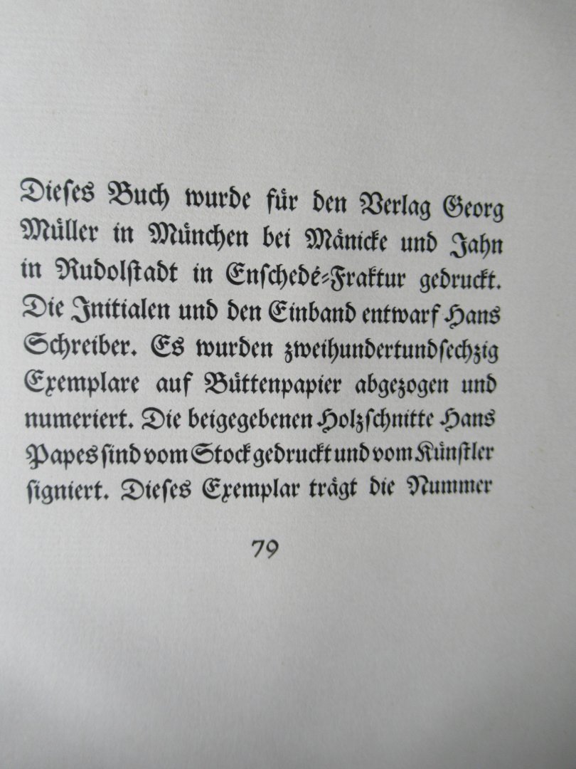 Schafer, Wilhelm (herausgabe von R.. Uhl) - Das Lied von Kriemhilds Not