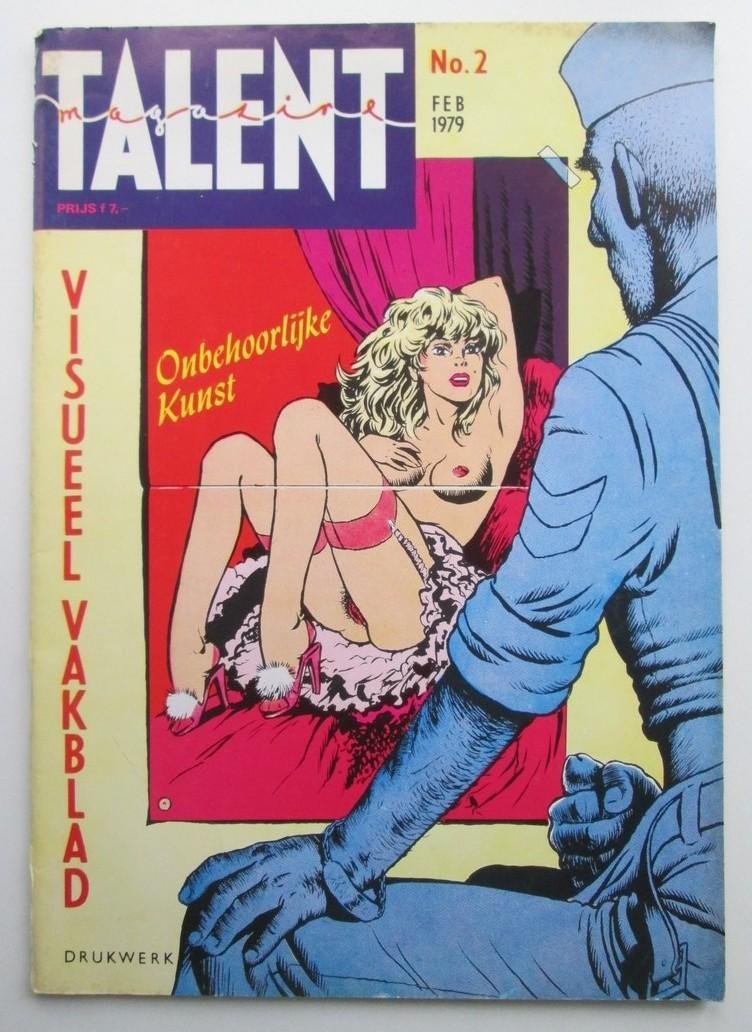Ed Schilders - Onbehoorlijke kunst: Geschiedenis der getekende Pinup - [in]: Talent Magazine No. 2 - Feb. 1979