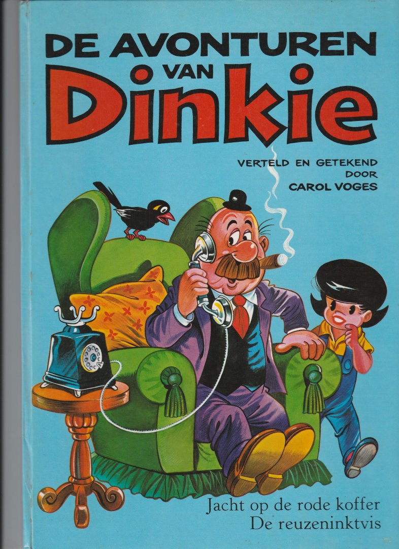 Voges, Carol - de avonturen van Dinkie, Jacht op de rode koffer, de reuzeninktvis