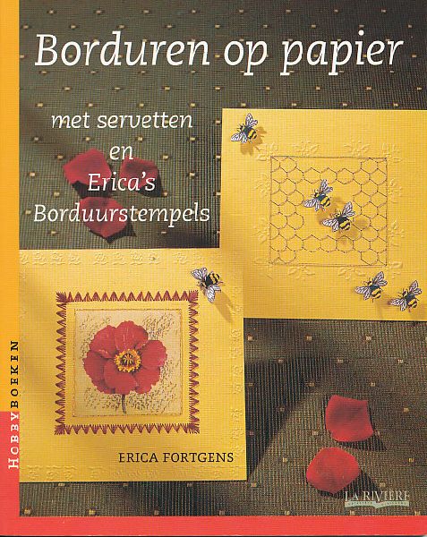Fortgens, Erica - Borduren op papier / met servetten en Erica's borduurstempels