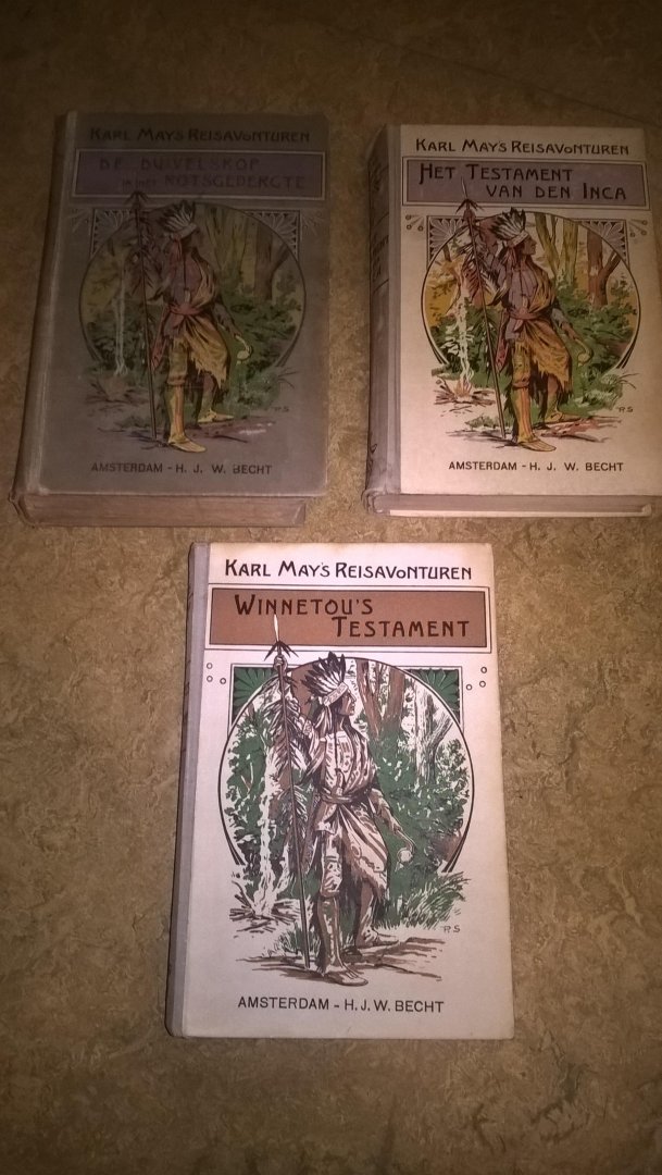 May, Karl - Winnetou,s testament  / De duivelskop in het rotsgebergte / Het testament van den inca