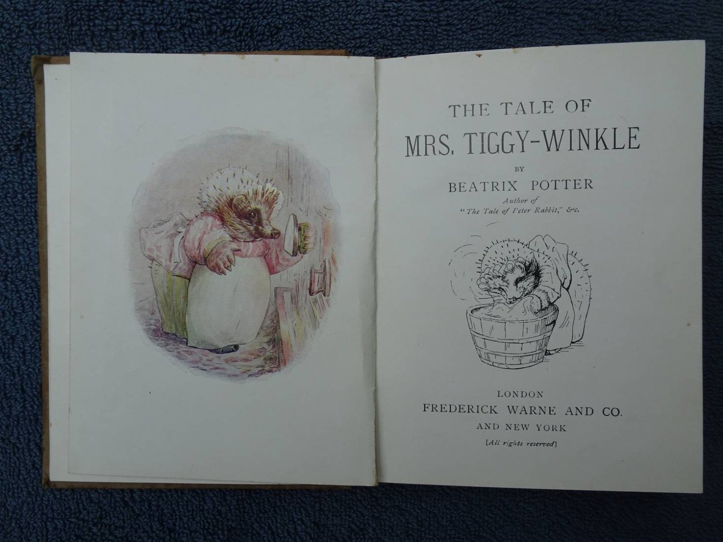 Potter, Beatrix - The Tale of Mrs. Tiggy-Winkle.