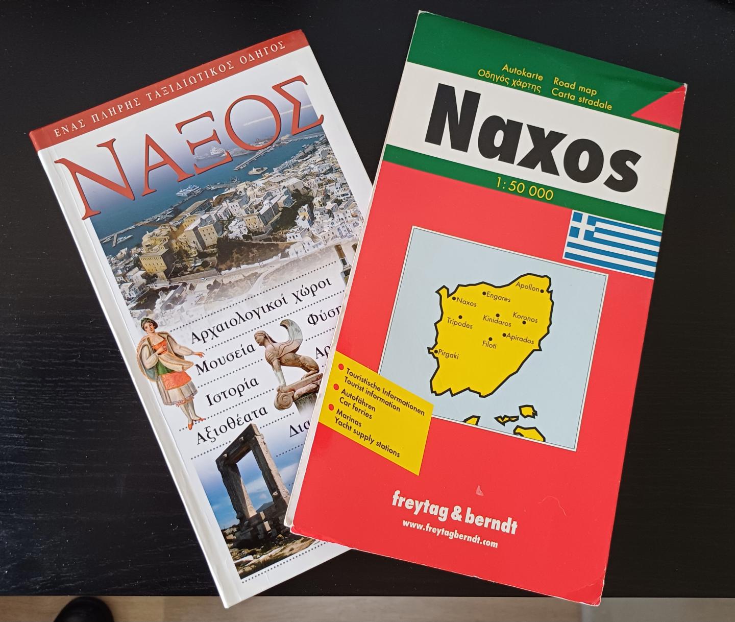 Explorer / Freytag & Berndt - Naxos (kaart schaal 1:50.000 plus reisgids)