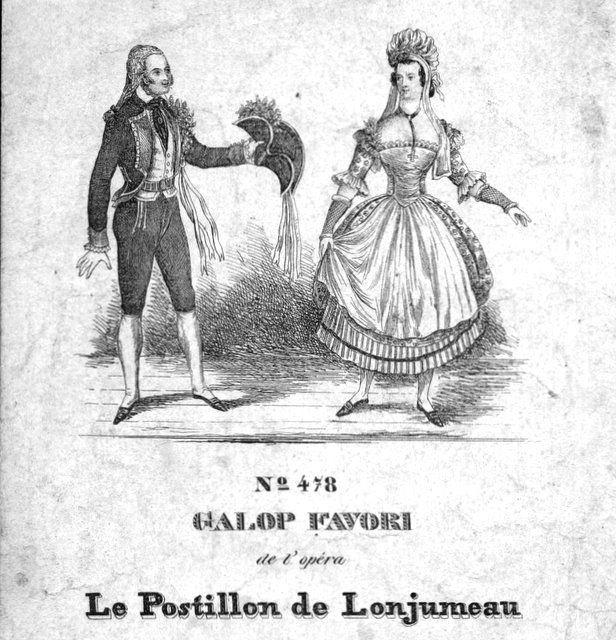 [Galoppe in der Ausgabe Schott]: - No. 478. Galop favori de l`opéra Le postillon de Lonjumeau. Musique de A. Adam. Arrangé pour le piano