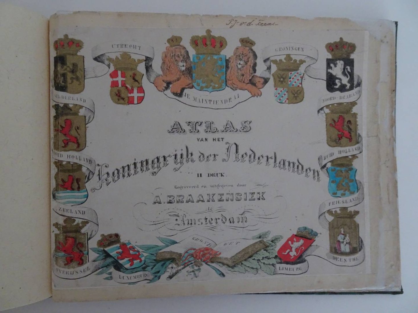 Braakensiek, A.. - Atlas van het Koningrijk der Nederlanden.
