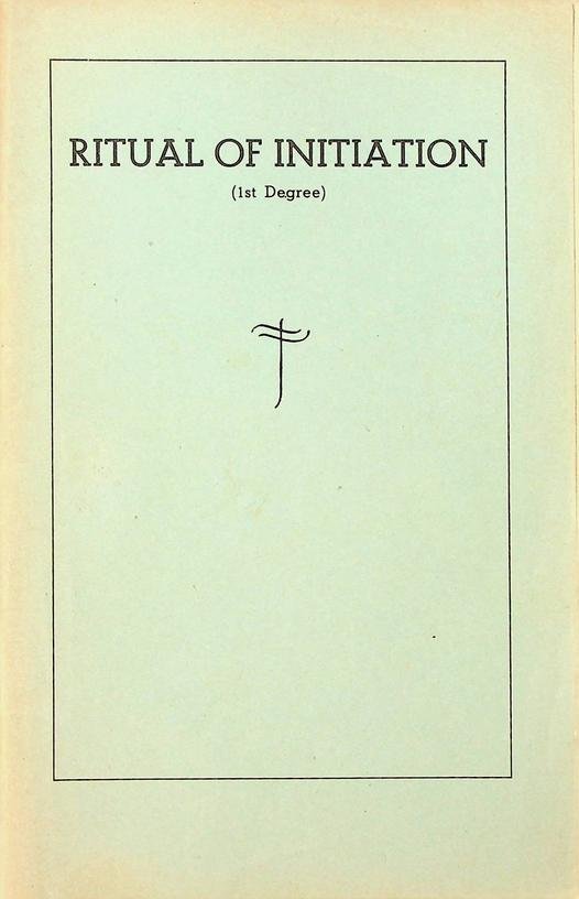 Jenkins, J. Sefton [transl.] - Ritual of Initiation (1st Degree) of the Order of Freemasons under the Grand East of the Netherlands, translated by Bro. J. Sefton Jënkins, printed and issued by authority of the Supreme Government of the above Order of Freemasons