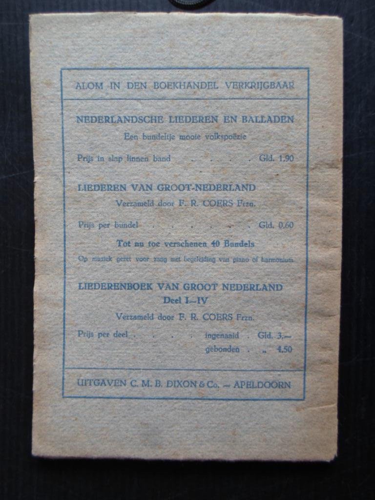 Es, Mr.W.J.L.van - De Fransche Nederlanden