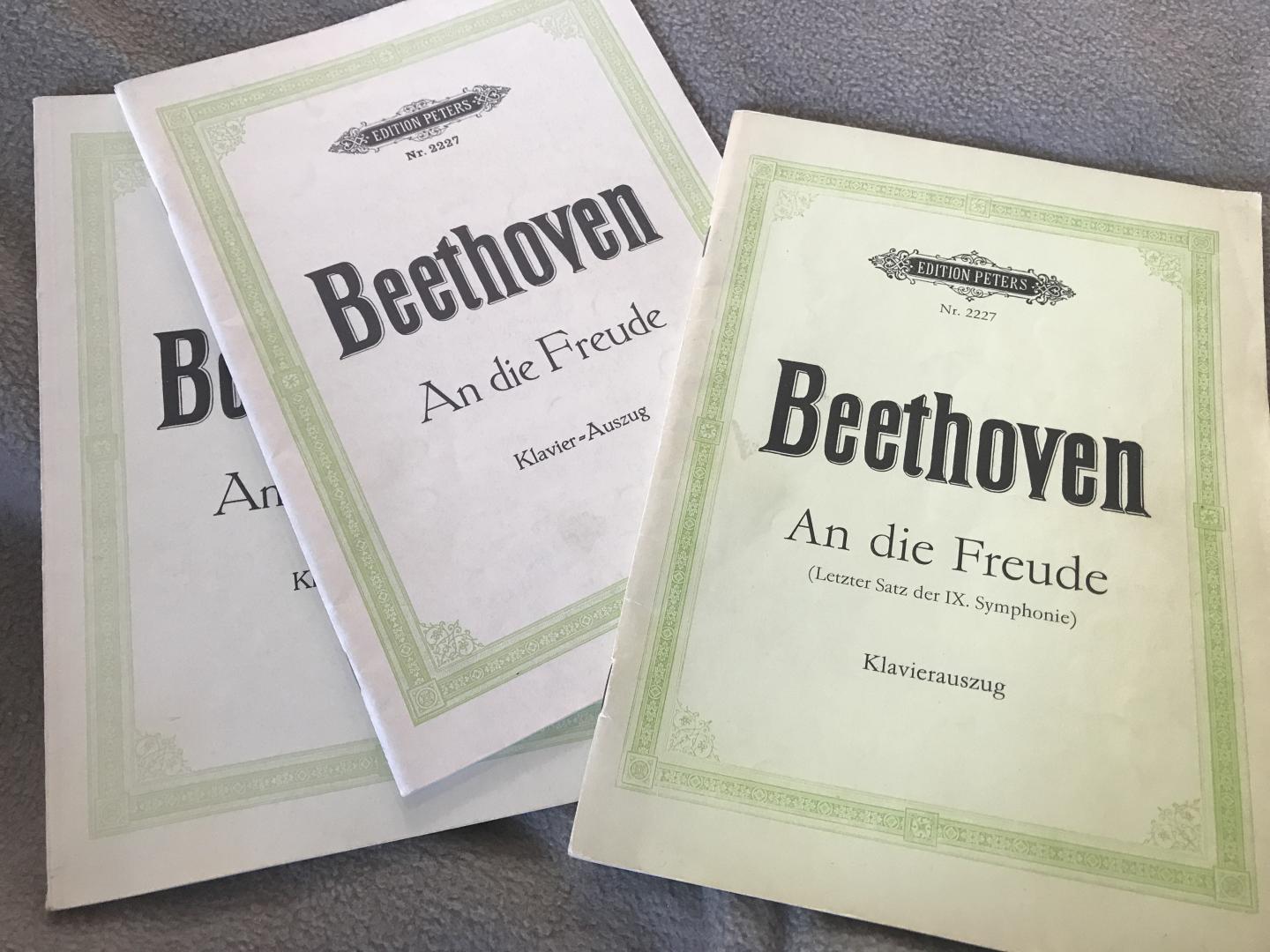 Beethoven, Ludwig van - An die Freude (Letzter Satz der IX. Symphonie) für SATB Soli & Chor und Orchester Op.125