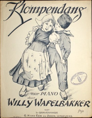 Wafelbakker, Willy: - Klompendans voor piano