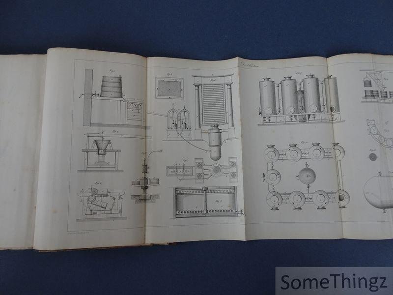 La Cambre, Georges. - Traité complet de la fabrication des bières, et de la distillation des grains, pommes de terre, betteraves, topinambours,etc; contenant la description des divers procédés, machines et appareils usités dans différents pays. Tome second.