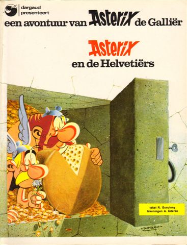 Gosginny, R. en A. Uderzo - Asterix en de Helvetiërs, een avontuur van Asterix de Galliër, softcover, zeer goede staat (naam op titelpagina)