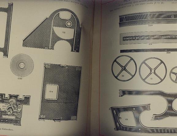 Howard & Bullough - Howard & Bullough, Ltd., Accrington, England - Illustrated Catalogue of Details Blow Room Machinery 1917 edition